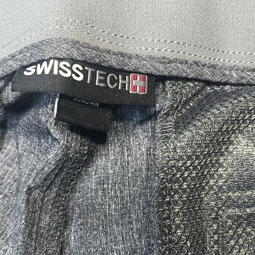 Swiss Tech Men's Shorts Size 38 Gray Stretch Outdoor Travel / Hiking / Golf - Picture 7 of 8